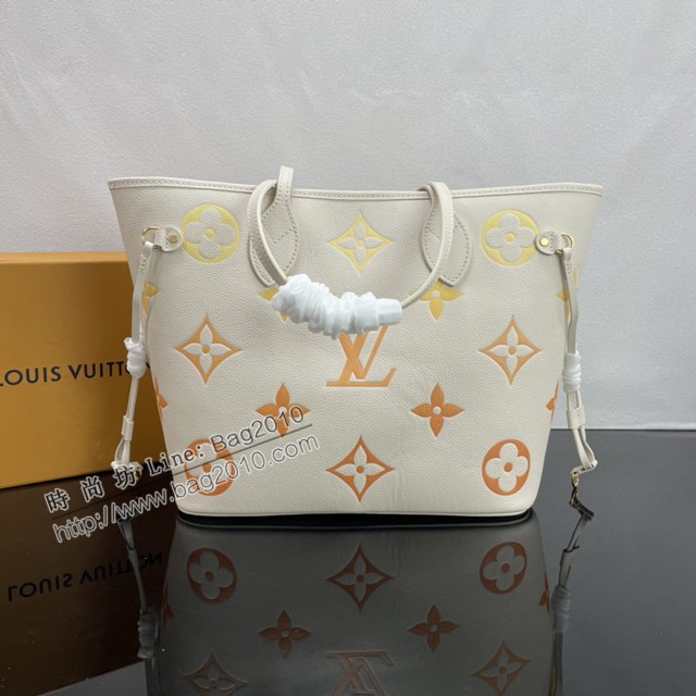 Lv路易威登2023專櫃新款Neverfull中號手袋 LV手提肩背購物袋女包 M46514 M46516 ydh5065